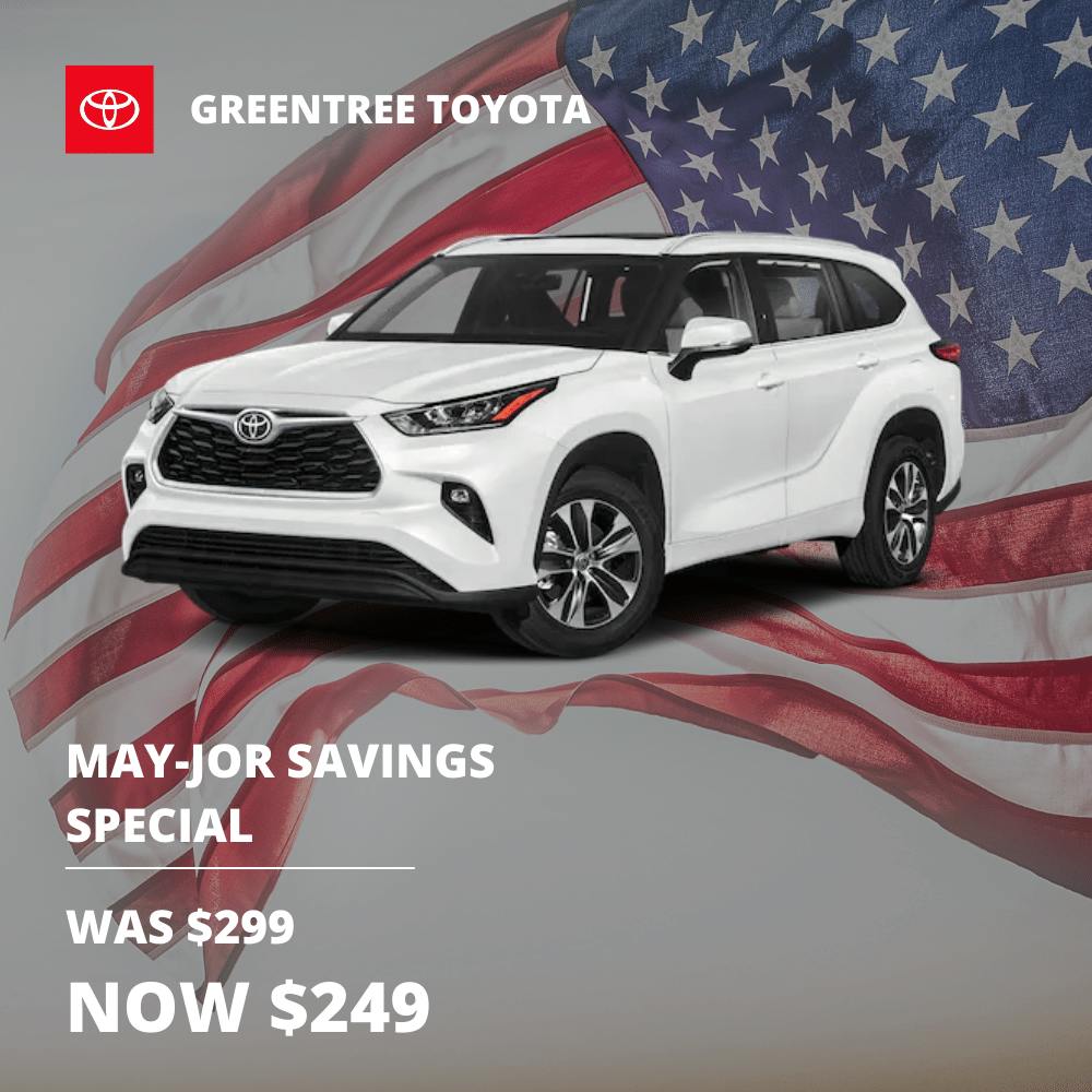 May-jor Savings | Greentree Toyota