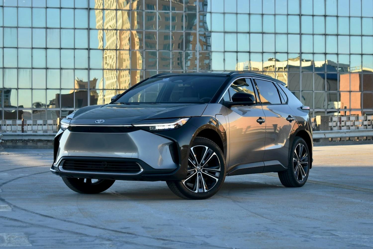 Introducing the Toyota bZ4X A Futuristic AllElectric Crossover SUV