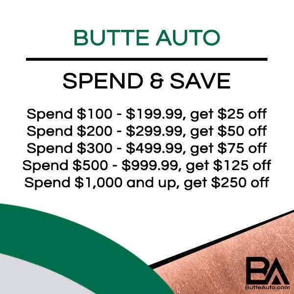 Spend & Save | Butte Auto Group