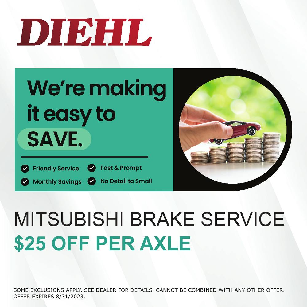 MITSUBISHI BRAKE SPECIAL | Diehl Mitsubishi of Massillon