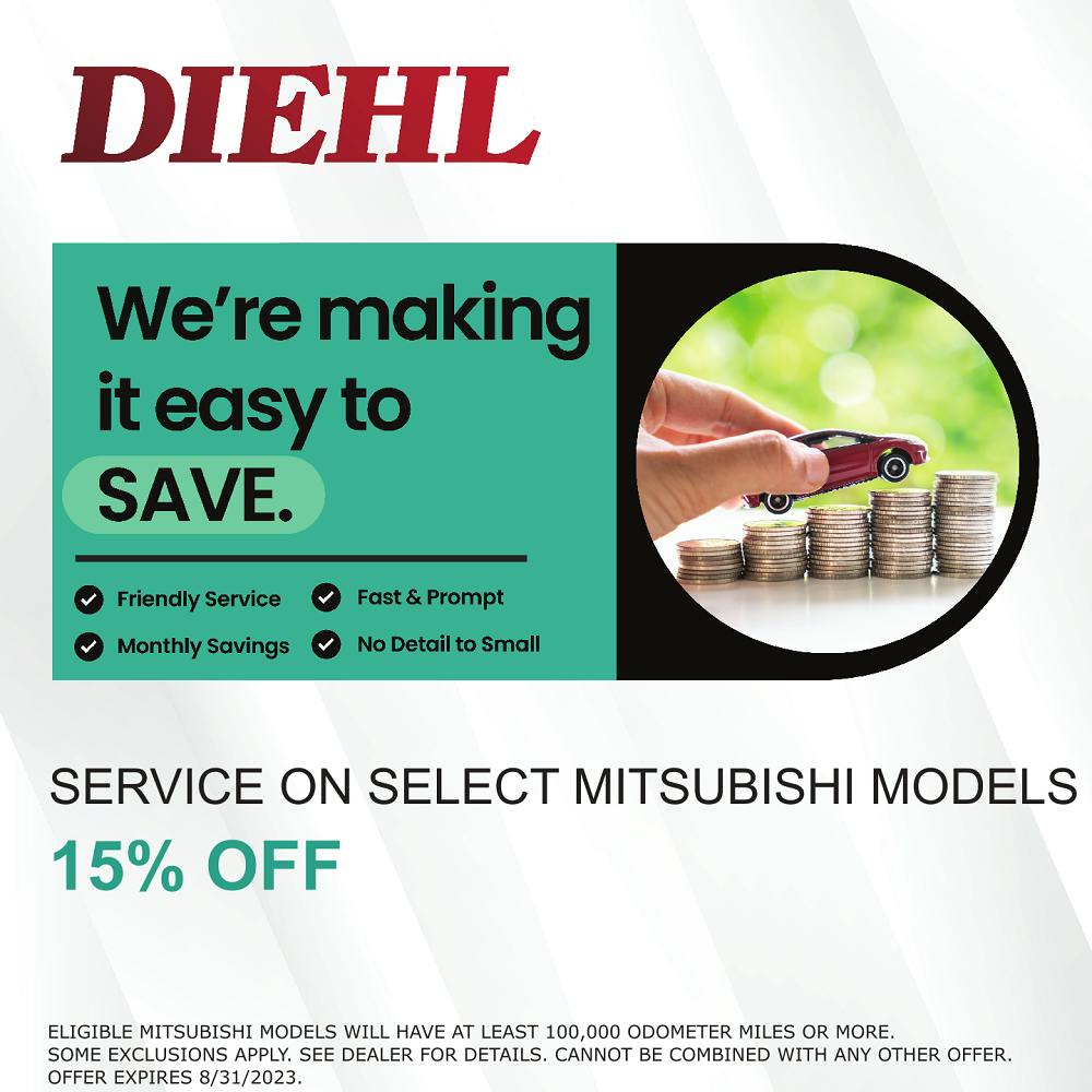 MITSUBISHI SERVICE SAVINGS | Diehl Mitsubishi of Massillon