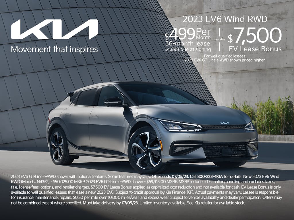 3 2023 EV6 Lease Offer May