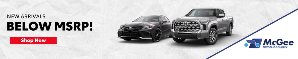 New Vehicles Below MSRP | McGee Toyota of Dudley