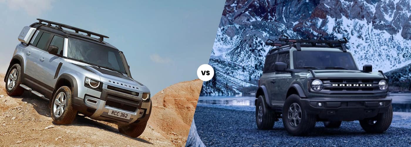 Off-Road Showdown: Ford Bronco vs. Land Rover Defender