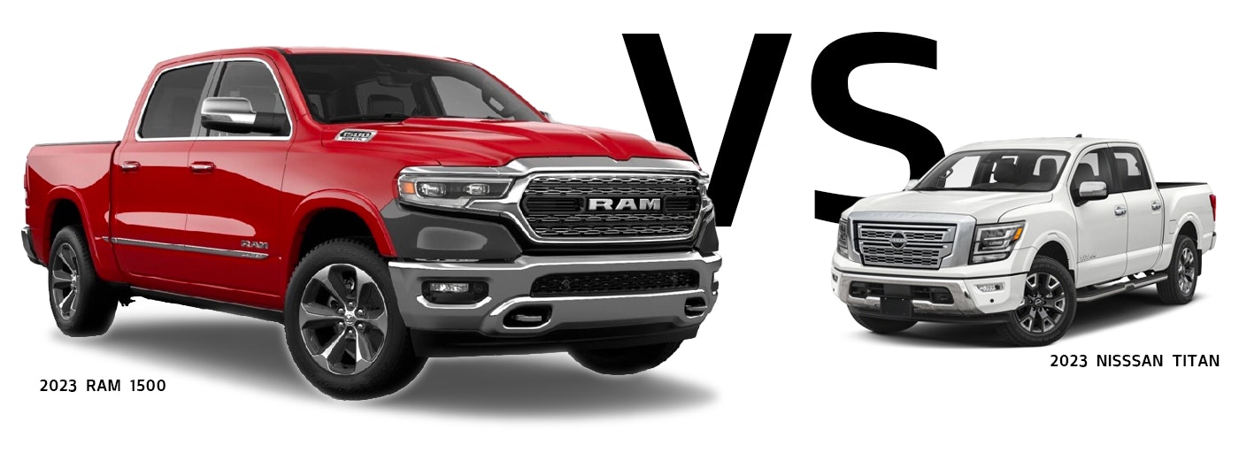 2023 Ram 1500 vs 2023 Nissan Titan