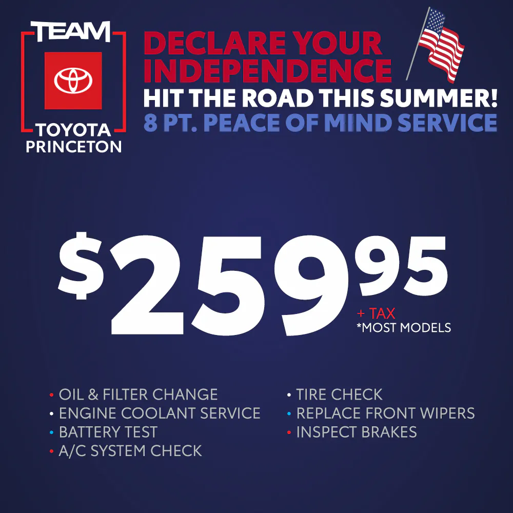 Service & Parts Specials | Team Toyota of Princeton