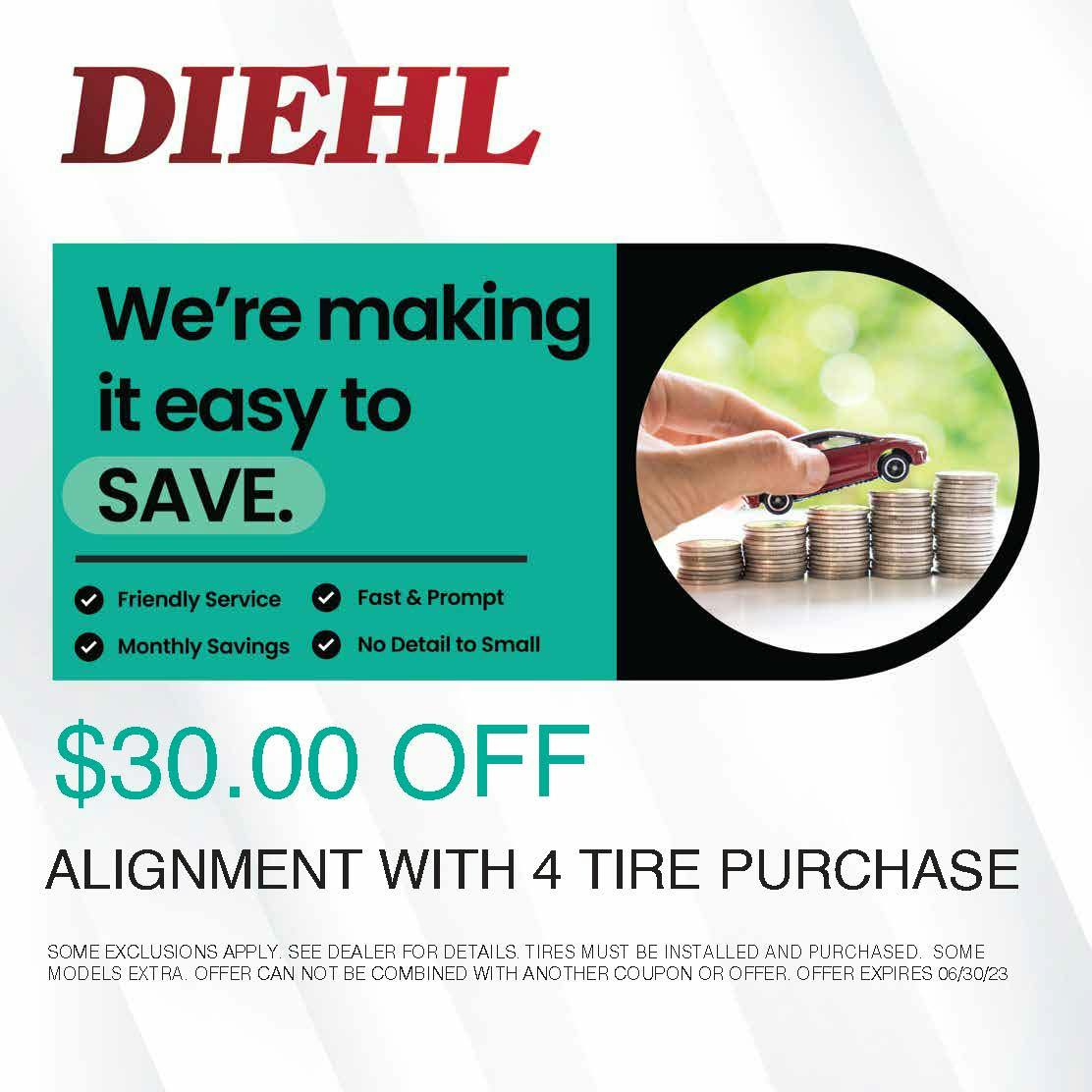 ALIGNMENT SPECIAL | Diehl Toyota of Hermitage