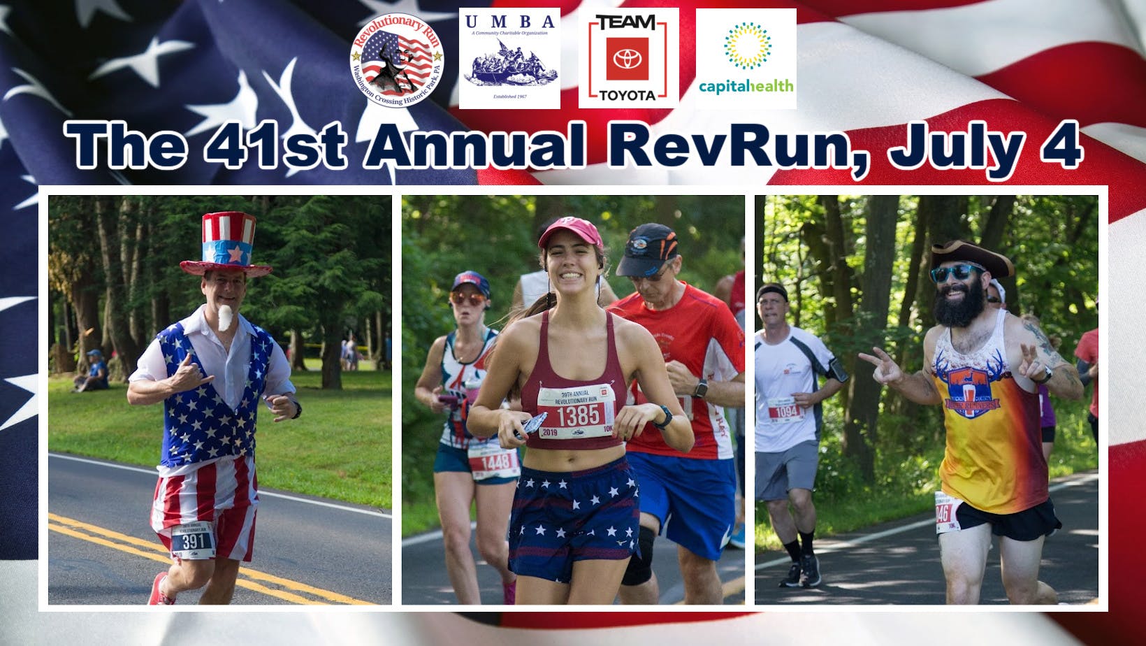 We're Proud To Support: 41st Annual Revolutionary Run