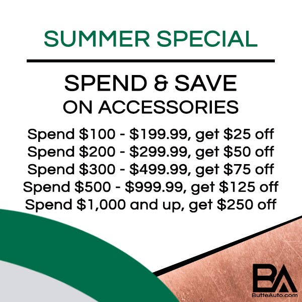 Accessories Spend and Save | Butte Toyota