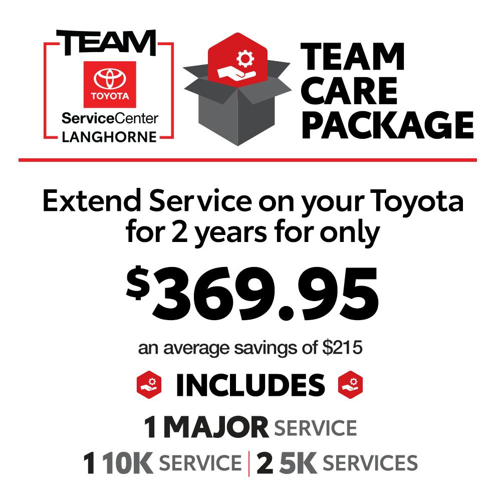 TEAM CARE PACKAGE – WILD CARD | Team Toyota of Langhorne