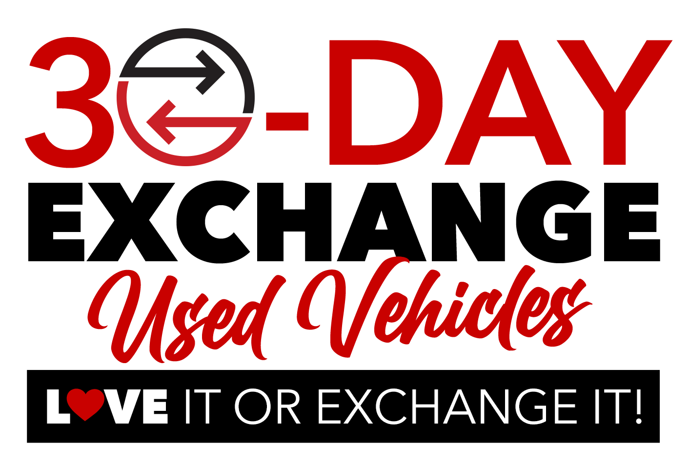 Used 30-day exchange logo