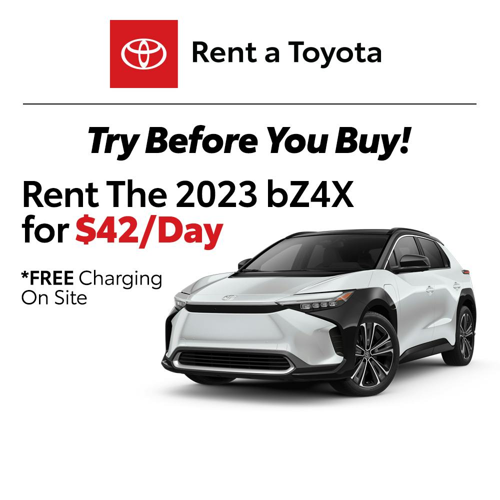 Rent a bZ4X Today!