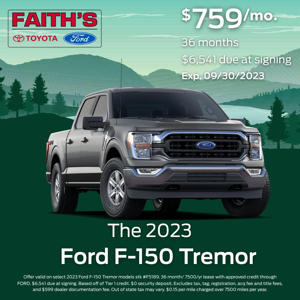 2023 Ford F-150 Tremor Lease | Faiths Ford