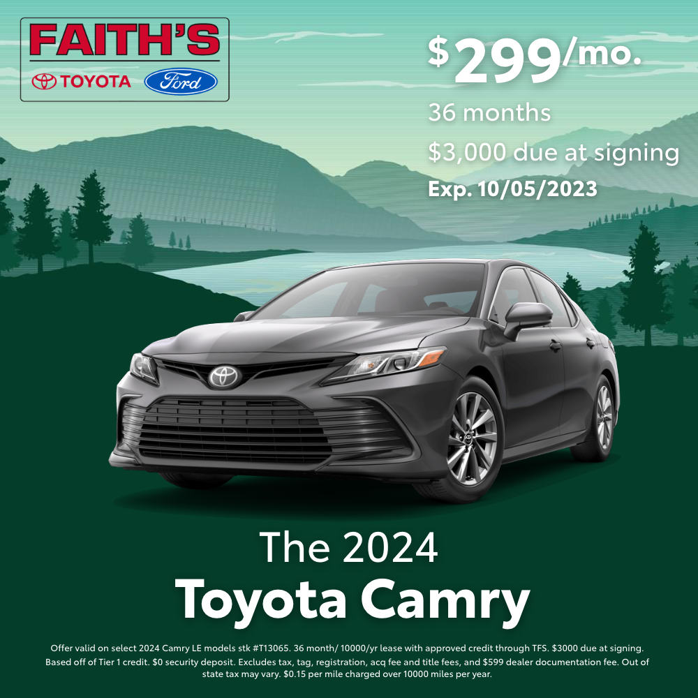 2023 Toyota Camry Lease Offer | Faiths Auto Group