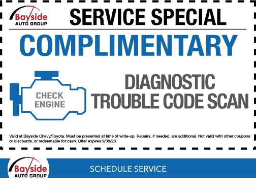 DIAGNOSTIC TROUBLE CODE SCAN | Bayside Toyota