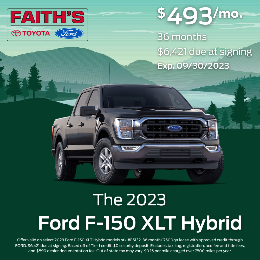 2023 Ford XLT Hybrid Lease Offer | Faiths Auto Group