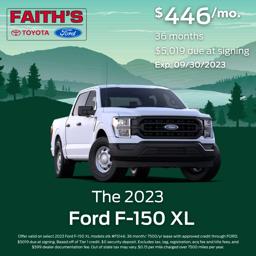 2023 Ford XL Lease Offer | Faiths Auto Group