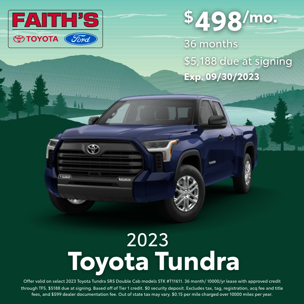 2023 Toyota Tundra SR5 Lease Offer | Faiths Auto Group