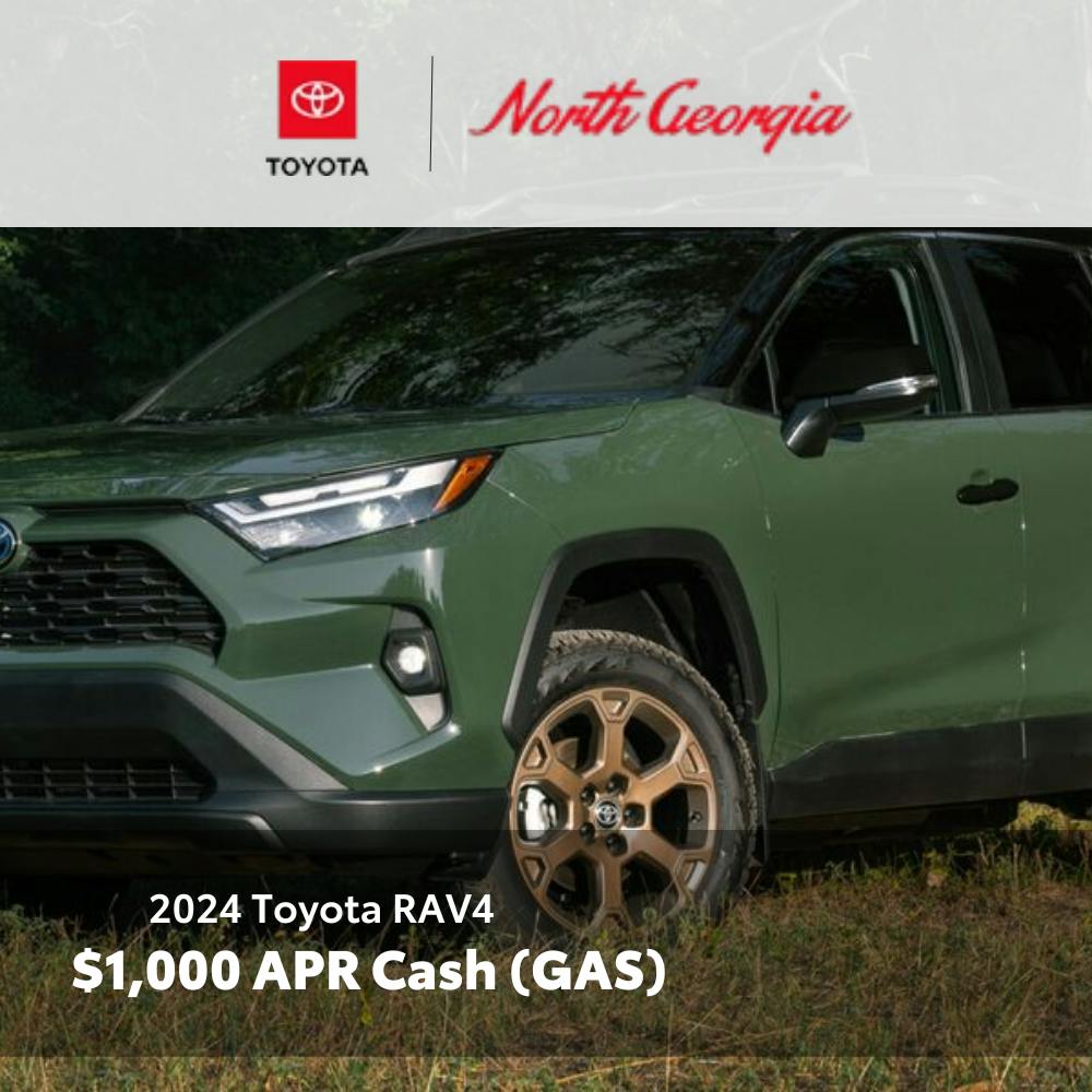2024 Toyota RAV4 Special APR Cash | North Georgia Toyota