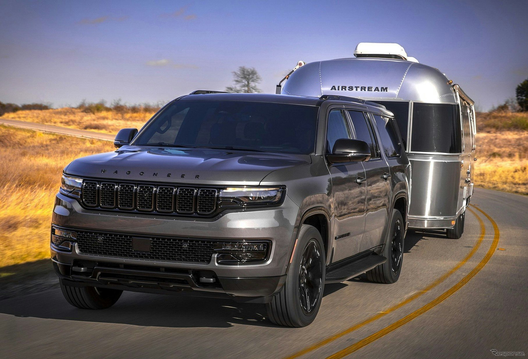 2024 Wagoneer towing a camper