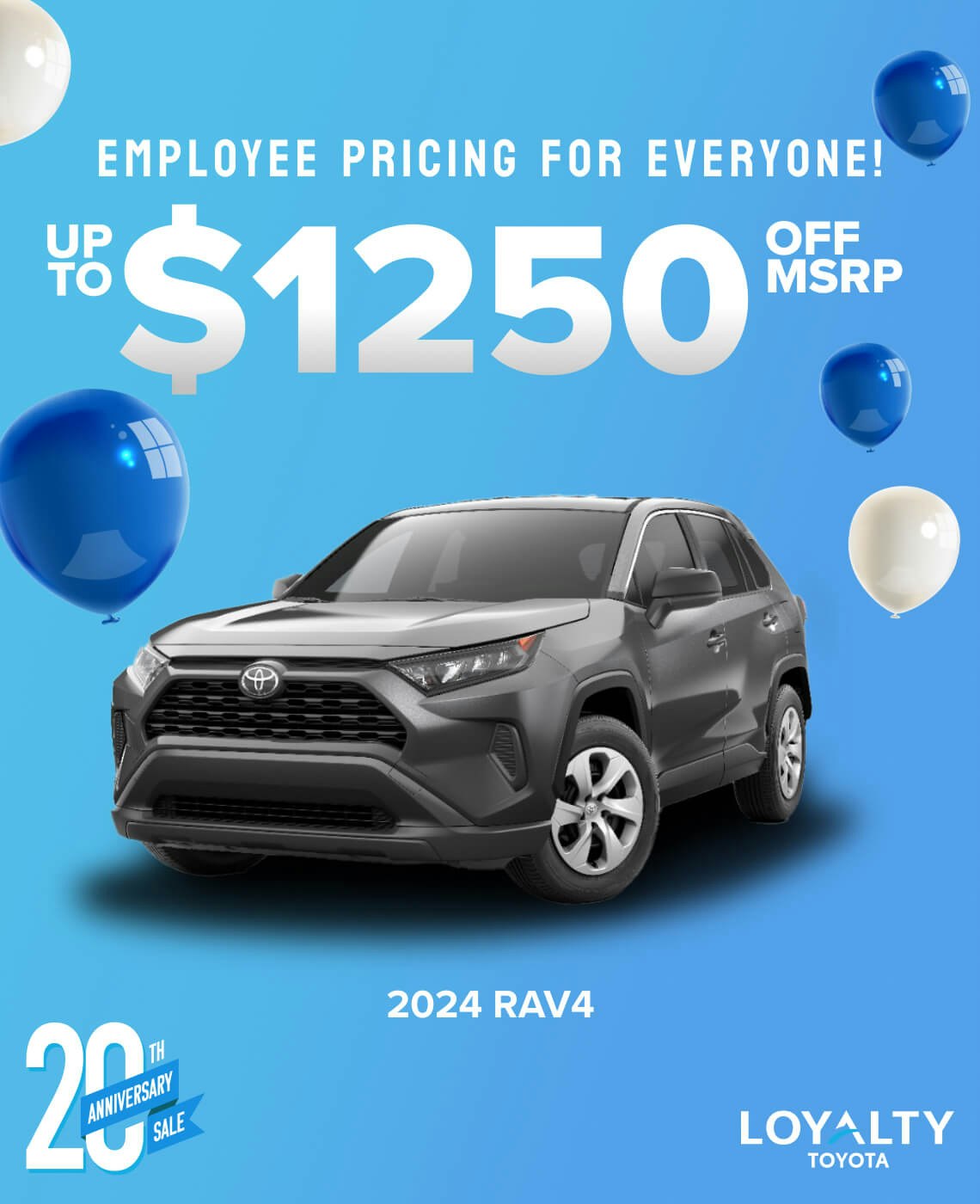 Employee Pricing - 2024 RAV4