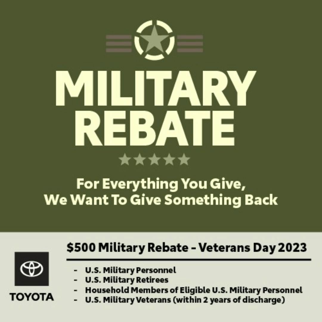 Military Rebate