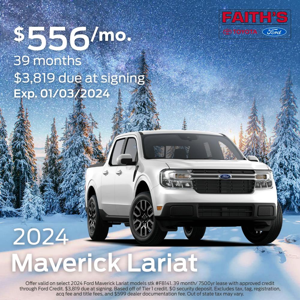 2024 Maverick Lariat Lease Offer | Faiths Ford