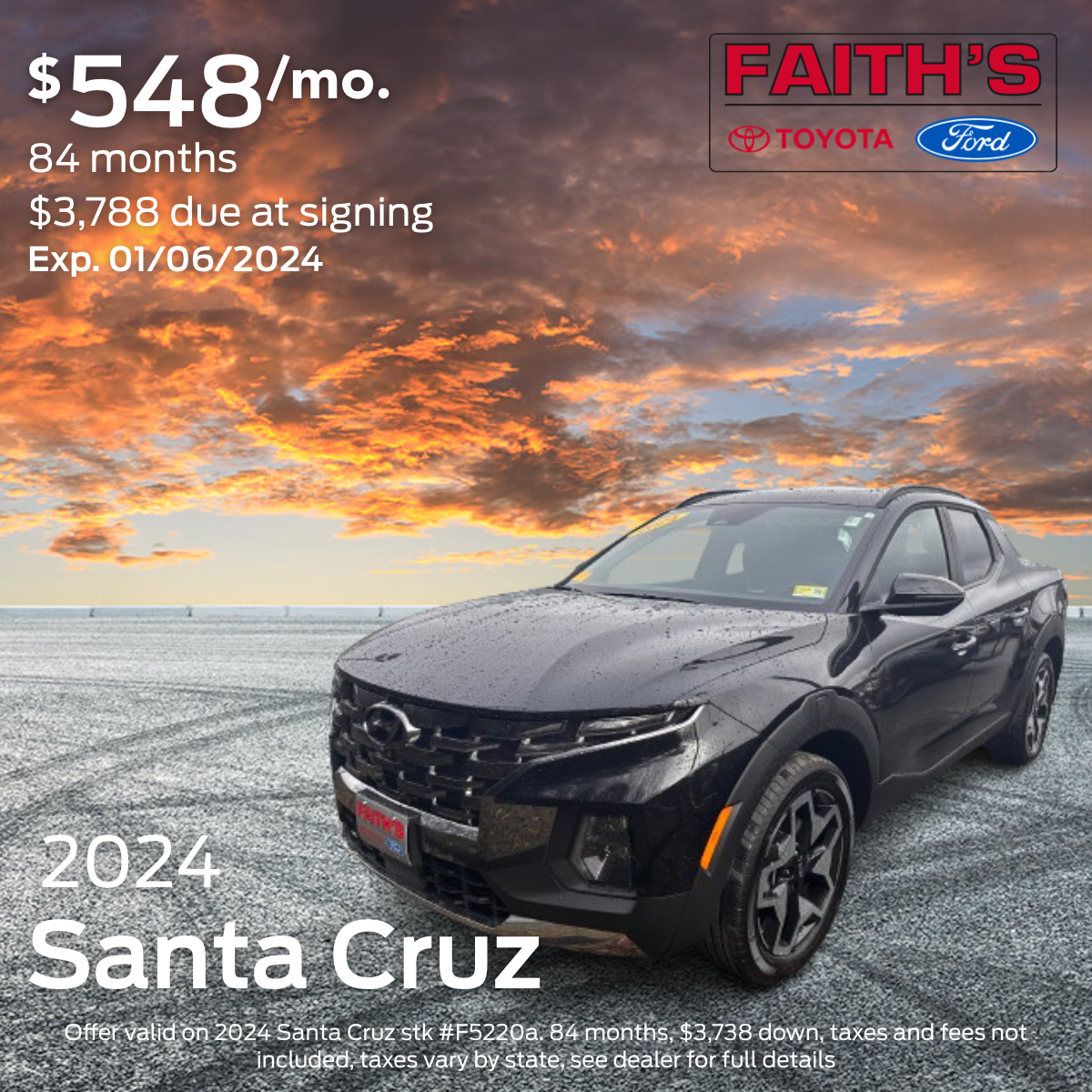 2024 Hyundai Santa Cruz Purchase Offer Faith s Toyota