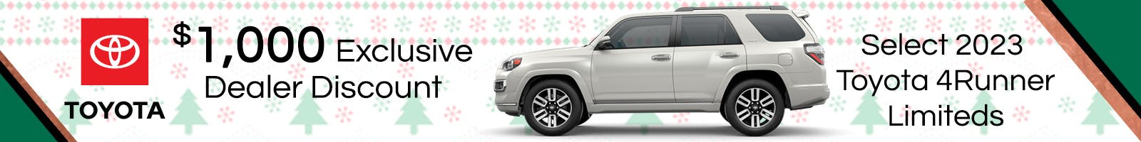 4Runner $1k Incentive 12.2023 | Butte Auto Group