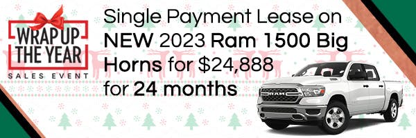 One Pay Ram 1500 Big Horn | Butte Auto Group