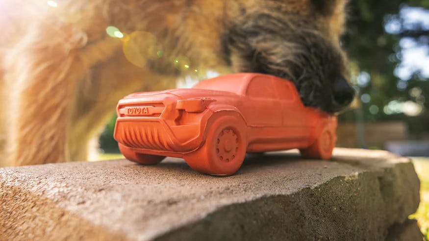 Toy Truck with Dog