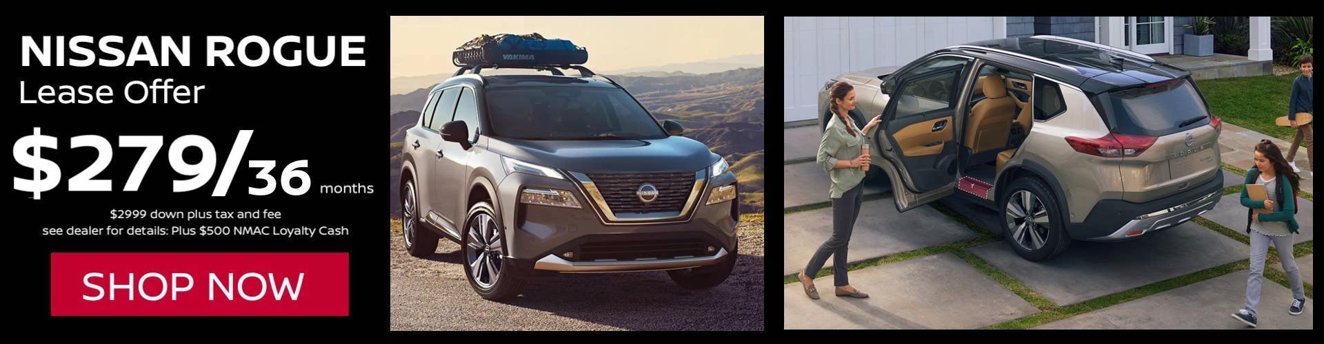 aaaaa Nissan Rogue december Lease Special