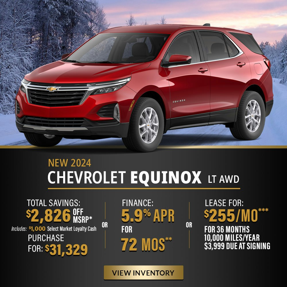 New 2024 Chevrolet Equinox LT AWD | Diehl Chevrolet