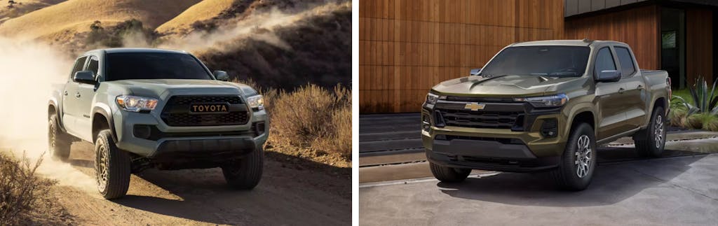 2024 Toyota Tacoma vs 2024 Chevrolet Colorado