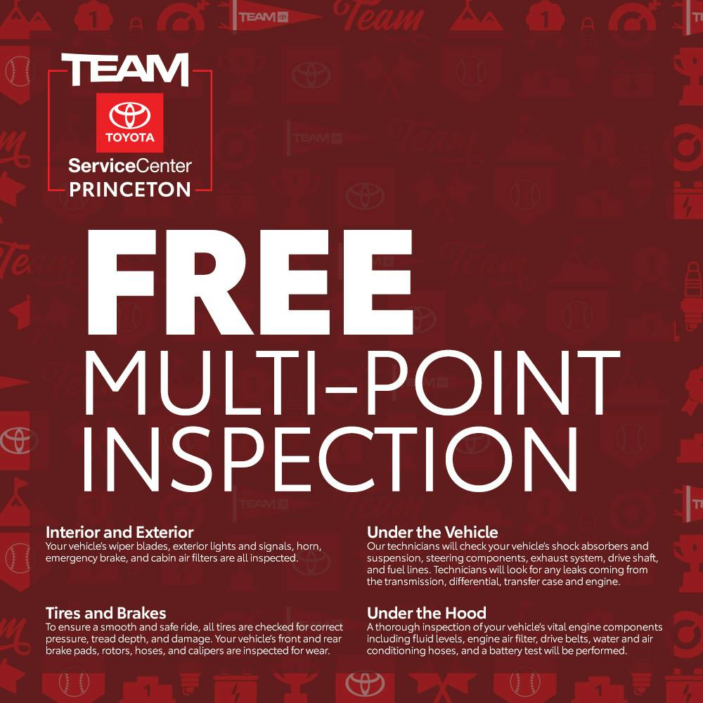 MULTI-POINT INSPECTION | Team Toyota of Princeton