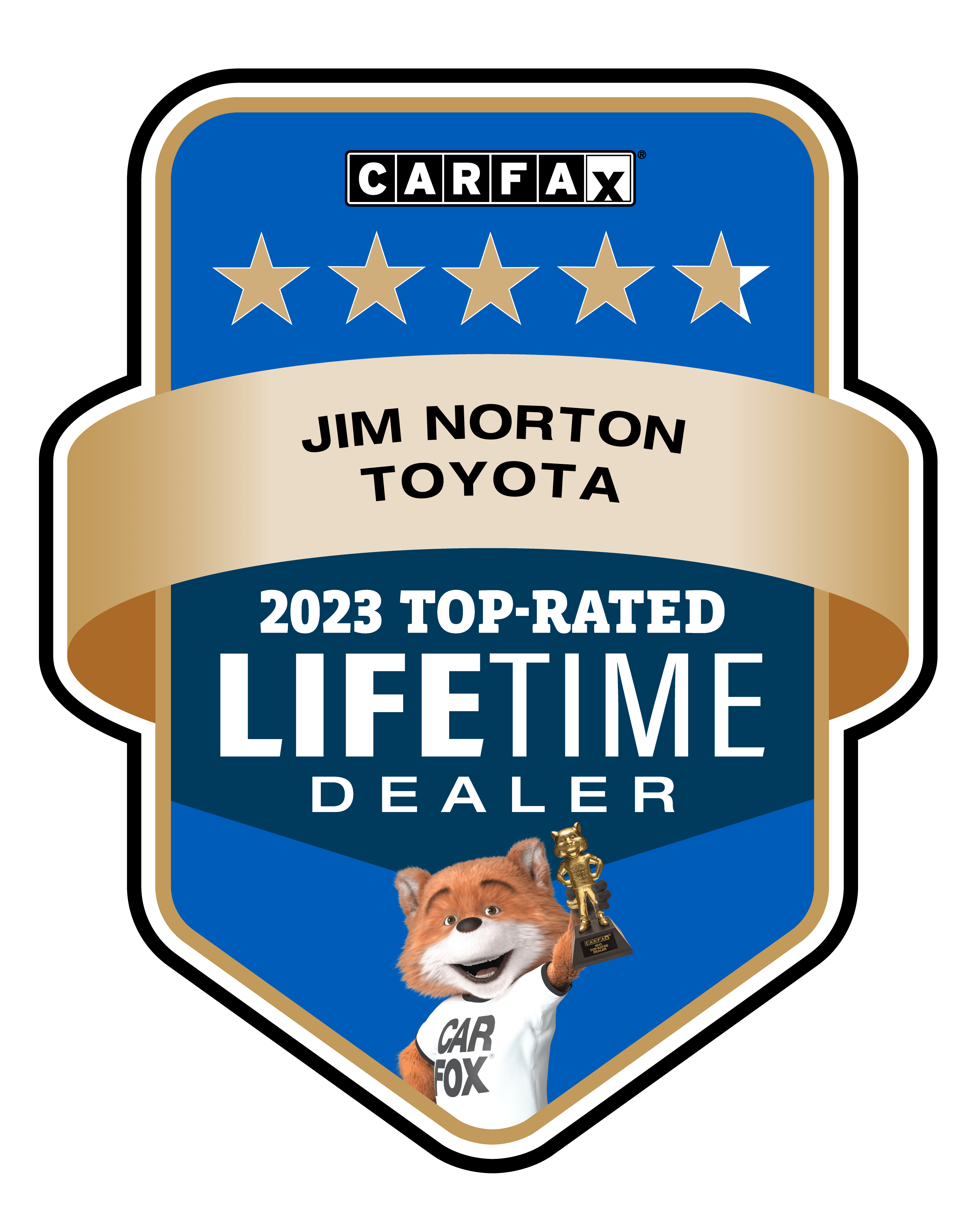 2023 top rated lifetime carfax dealer