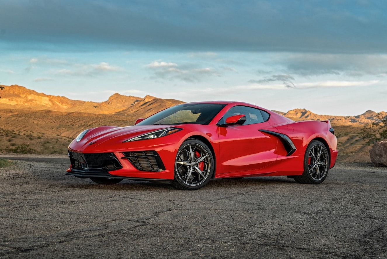 2024 Chevy Corvette Stingray parked on road