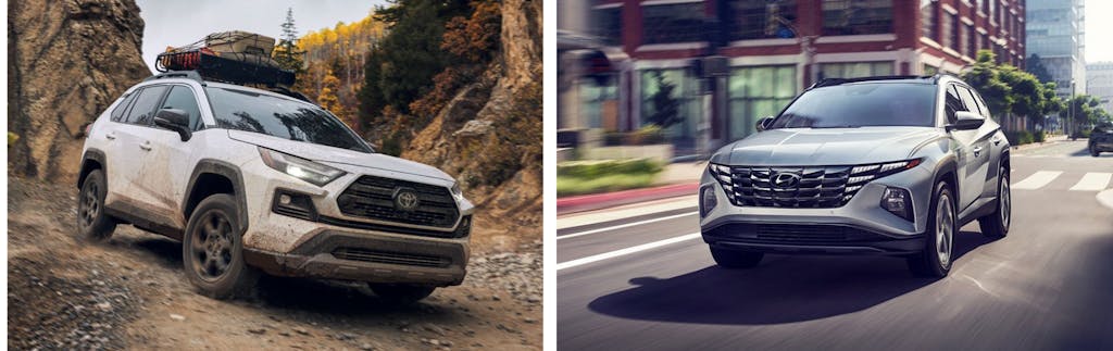2024 Toyota RAV4 vs Hyundai Tucson performance