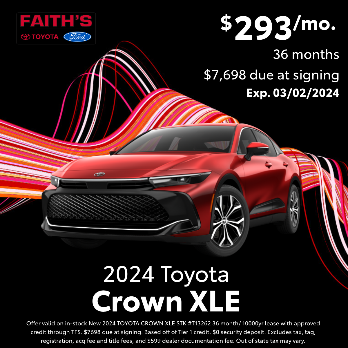 2024 Toyota Crown Lease Offer | Faiths Auto Group
