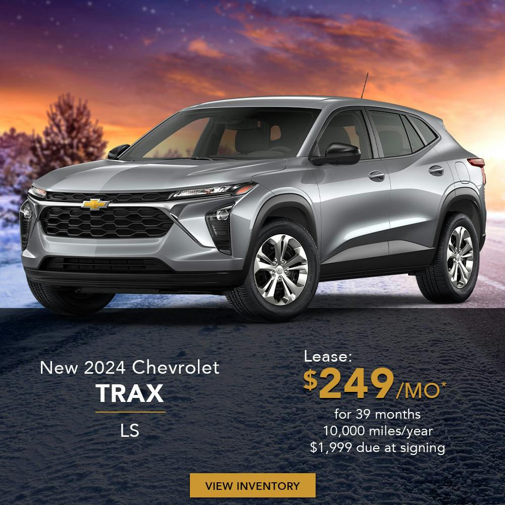 New 2024 Chevrolet Trax Lease for $249 per Month