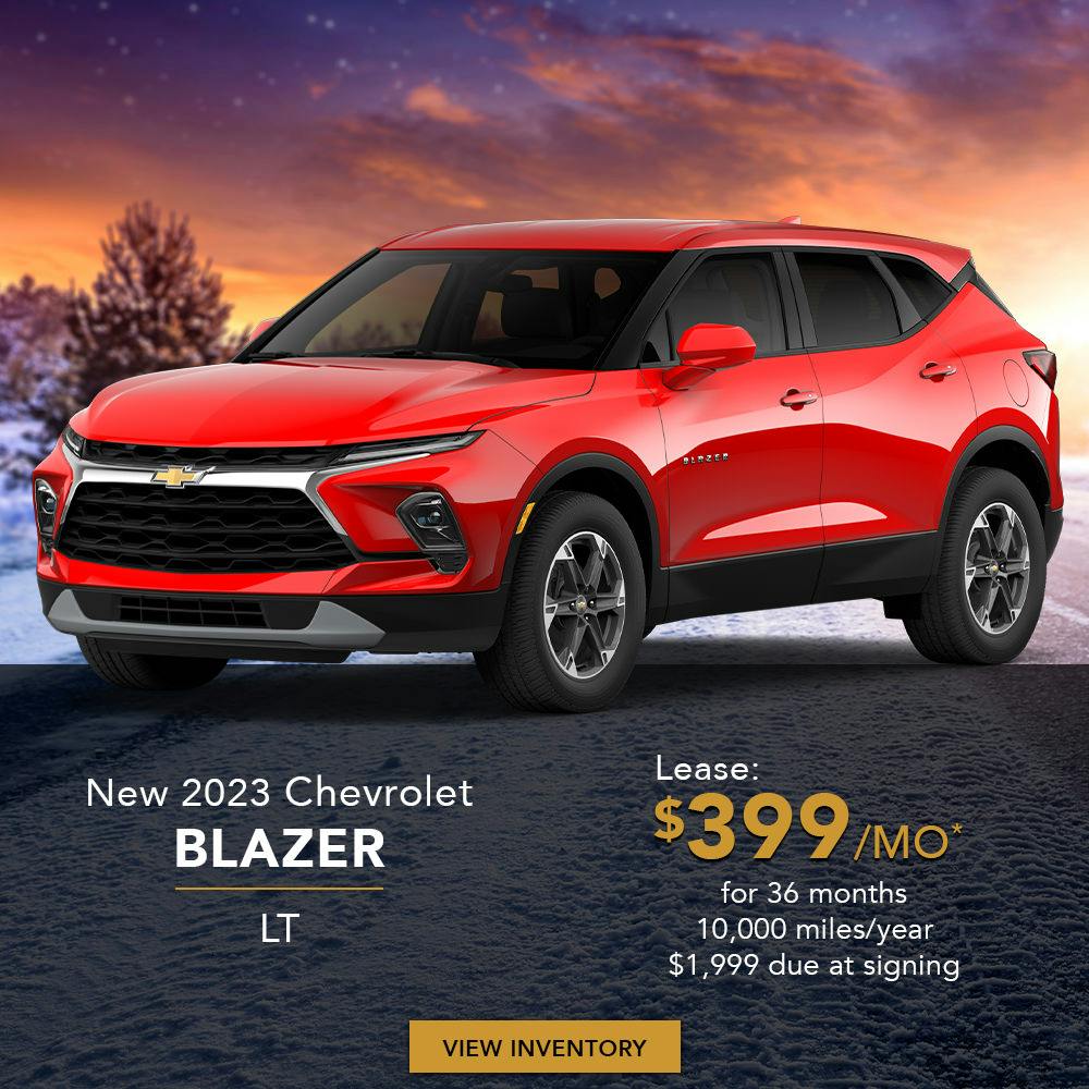New 2023 Chevrolet Blazer LT Lease for $399 per Month