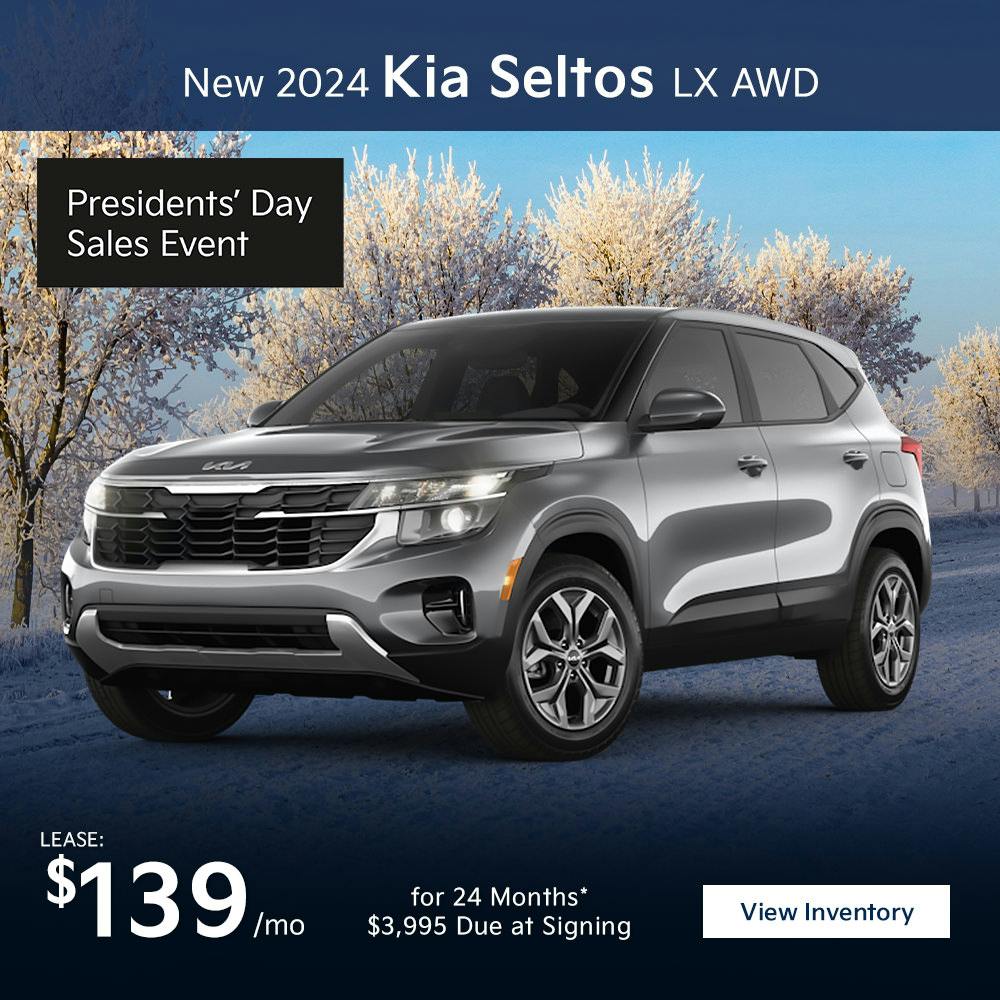 New 2024 Kia Seltos Lease $139/Month