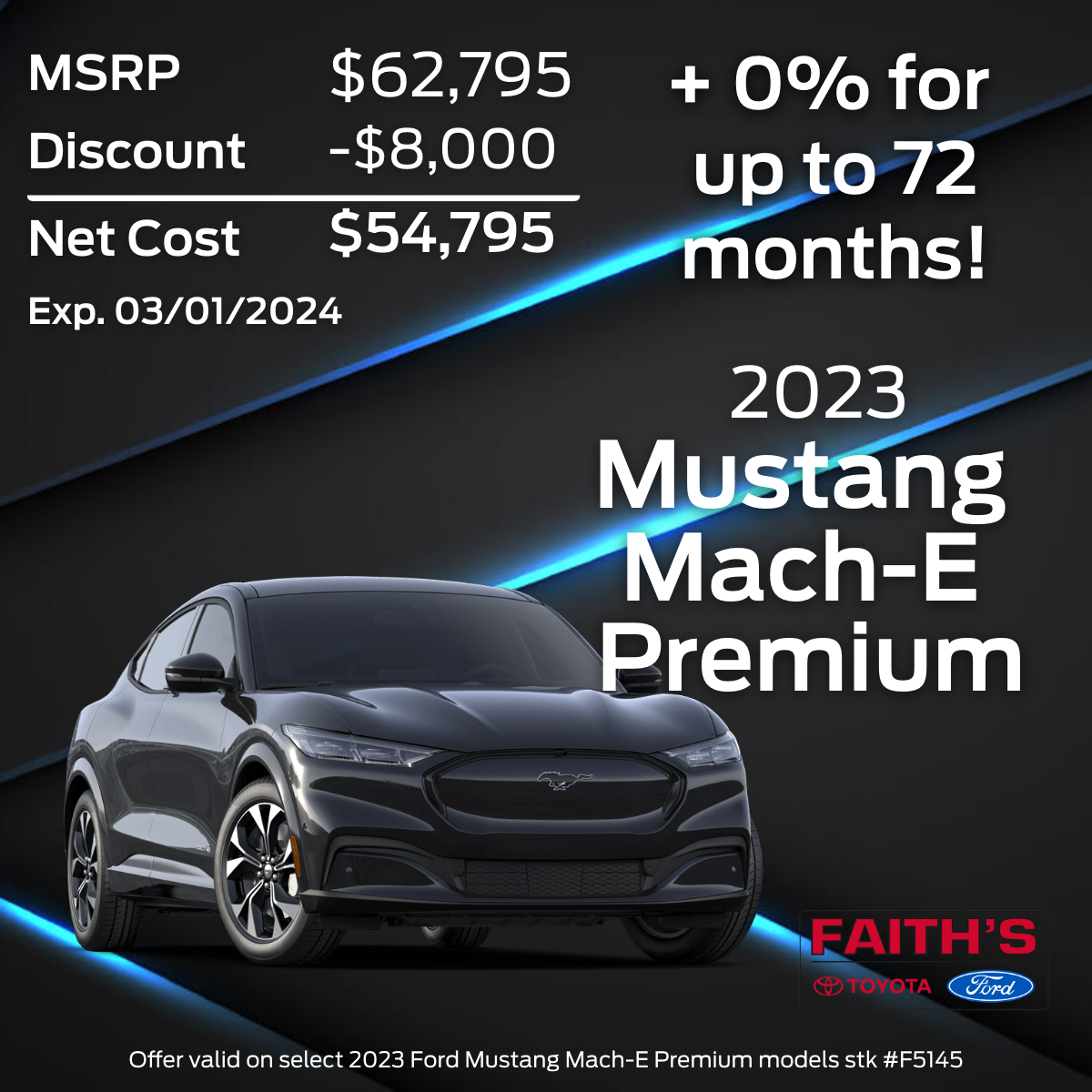 2023 Ford Mustang Mach-E Purchase Offer | Faiths Auto Group