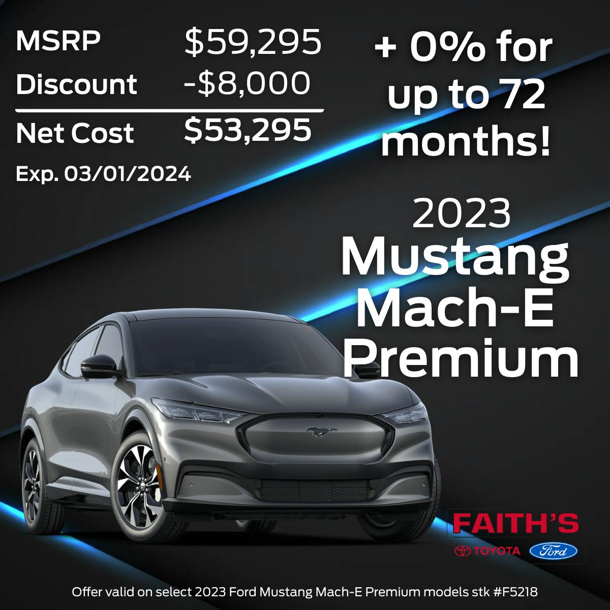 2023 Ford Mustang Mach-E Purchase Offer | Faiths Ford