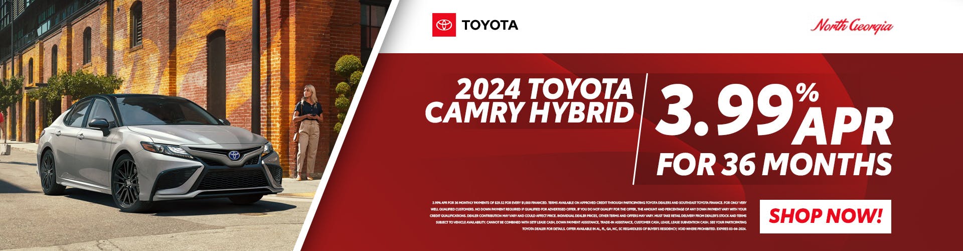 2024 Toyota Camry Hybrid Special – Feb