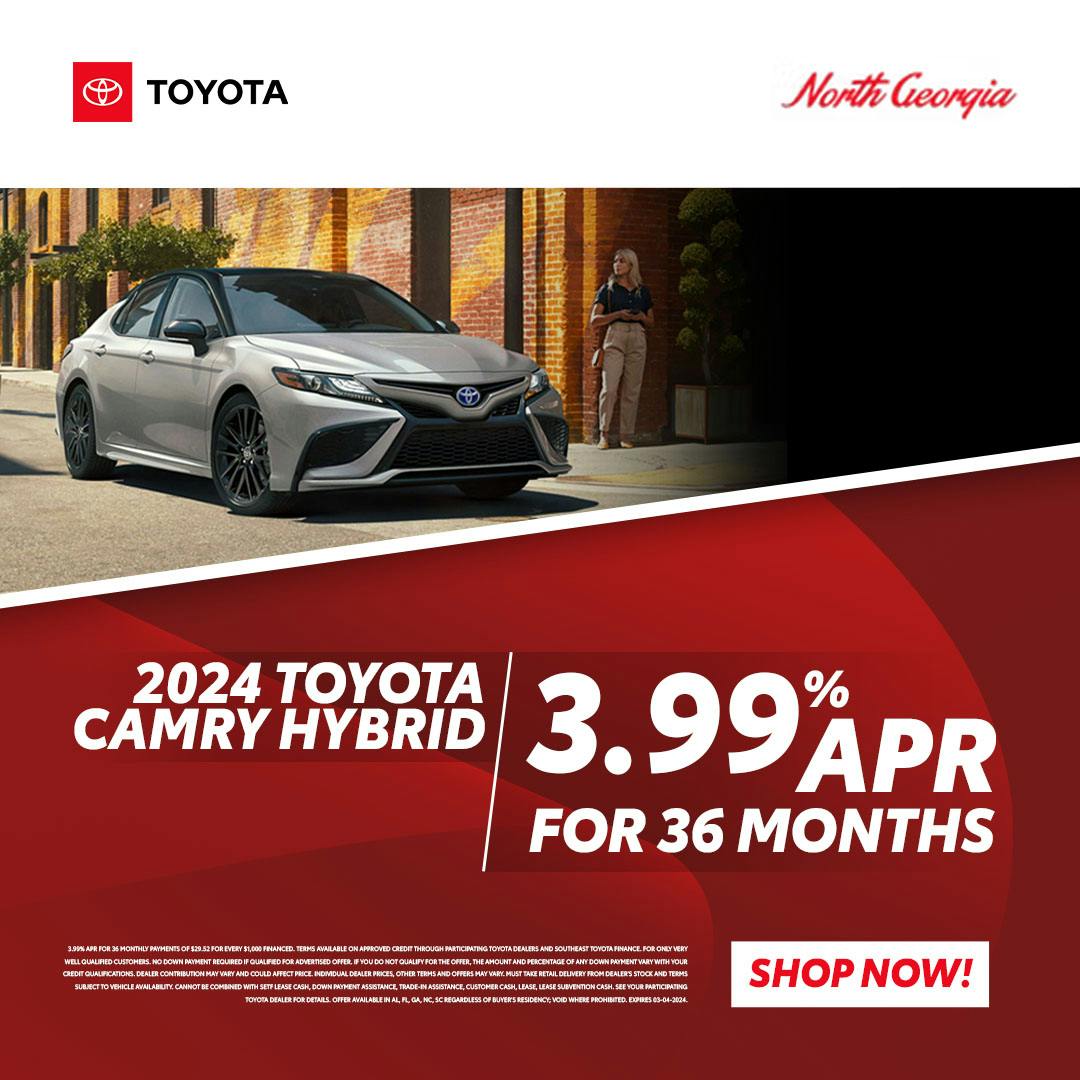 2024 Toyota Camry Hybrid Special – Feb