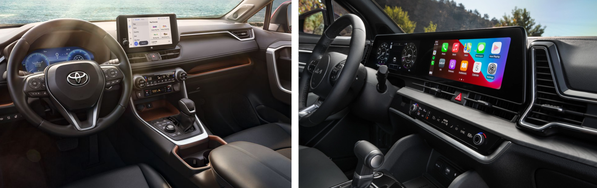 Toyota RAV4 vs Kia Sportage Interior