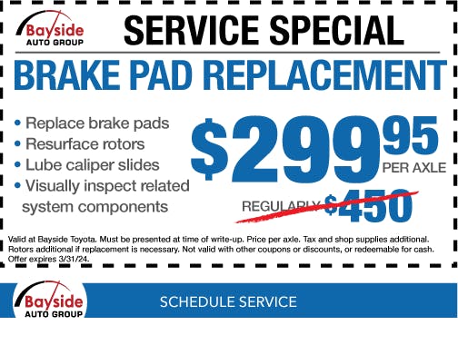 BRAKE PAD REPLACEMENT | Bayside Toyota