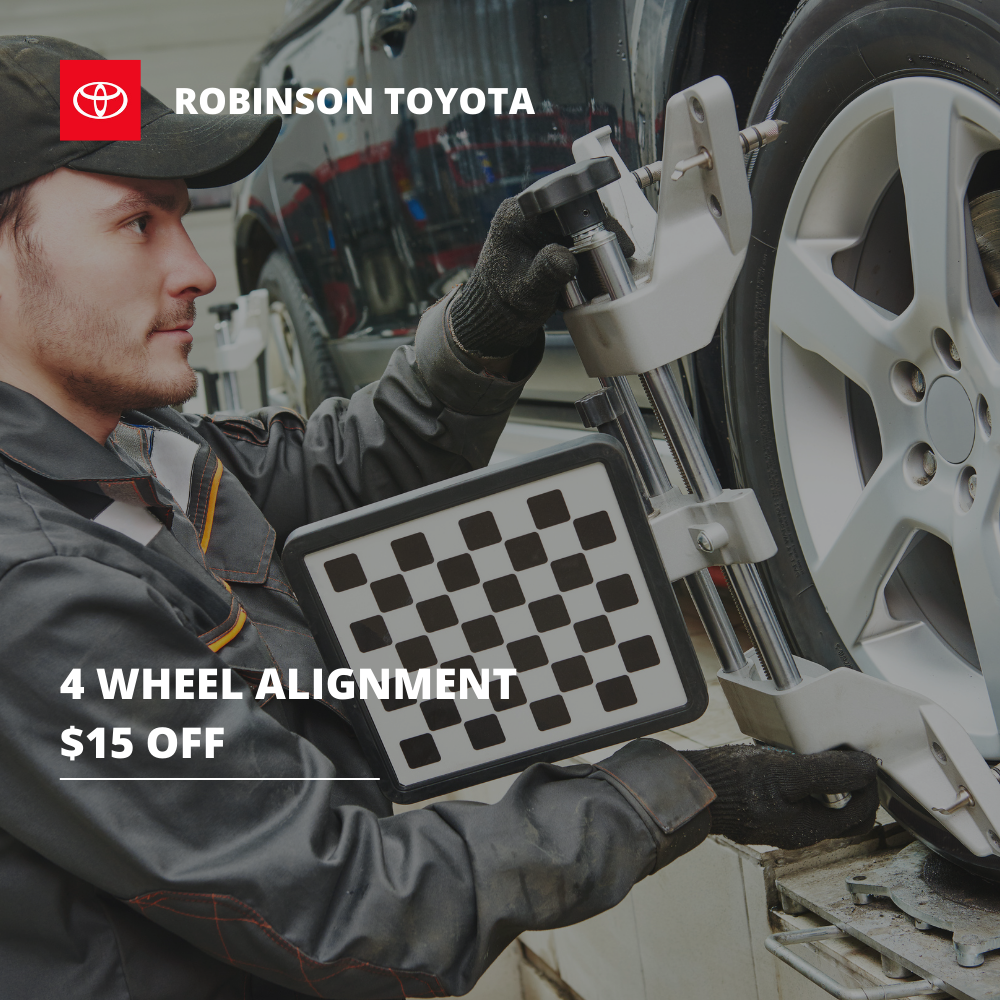 4 Wheel Alignment | Robinson Toyota 