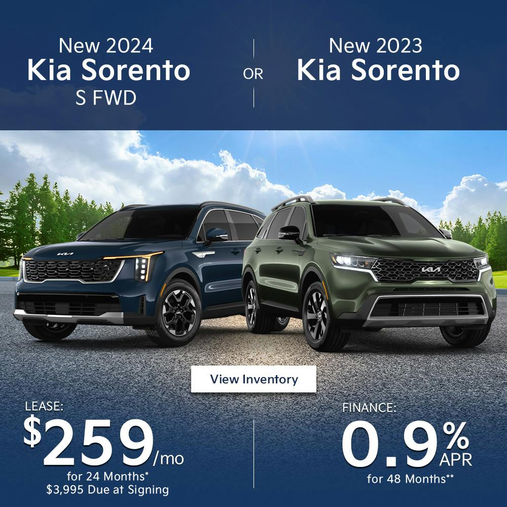 New 2024 or 2023 Kia Sorento